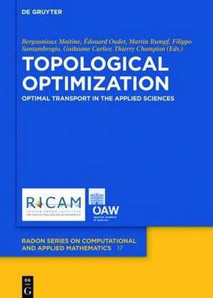 Topological Optimization and Optimal Transport: In the Applied Sciences de Maitine Bergounioux