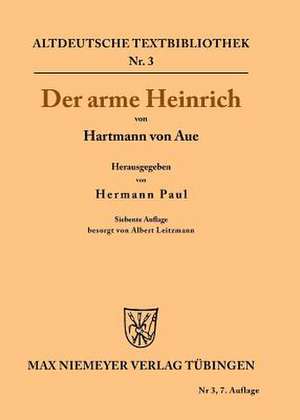 Der arme Heinrich de Hartmann Von Aue