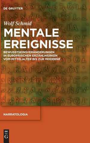 Mentale Ereignisse de Wolf Schmid