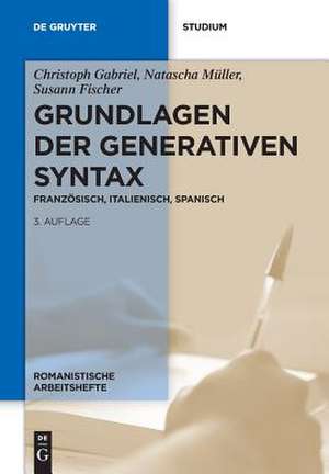 Gabriel, C: Grundlagen der generativen Syntax