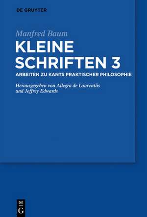 Kleine Schriften 3 de Allegra De Laurentiis