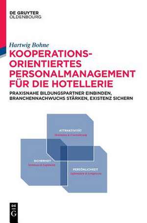 Kooperationsorientiertes Personalmanagement für die Hotellerie de Hartwig Bohne