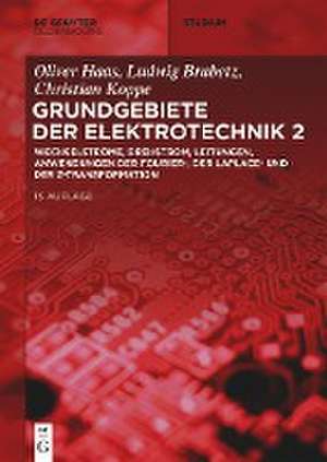 Elektrotechnik 2: Wechselströme, Drehstrom, Leitungen, Anwendungen der Fourier-, der Laplace- und der Z-Transformation de Ludwig Brabetz