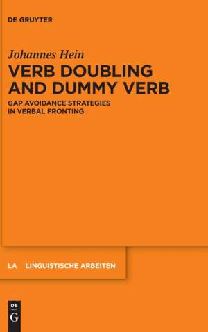 Verb Doubling and Dummy Verb de Johannes Hein