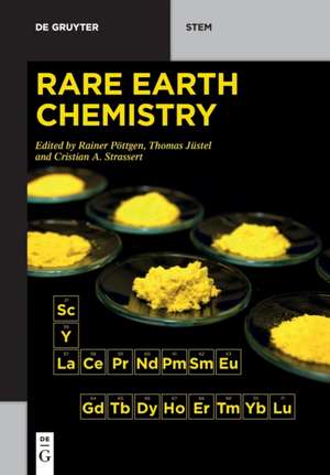 Rare Earth Chemistry de Rainer Pöttgen