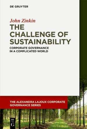 The Challenge of Sustainability de John Zinkin