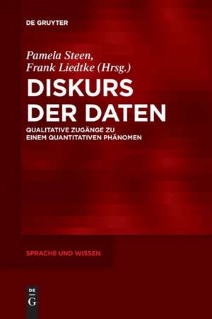 Diskurs der Daten de Frank Liedtke