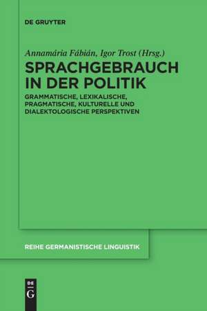 Sprachgebrauch in der Politik de Igor Trost