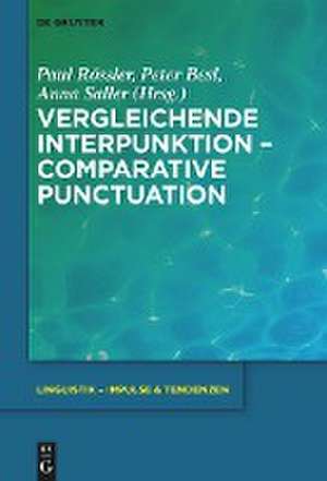 Vergleichende Interpunktion - Comparative Punctuation de Paul Rössler