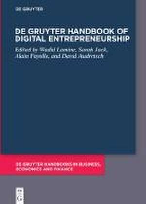 De Gruyter Handbook of Digital Entrepreneurship de Wadid Lamine