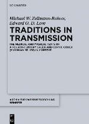 Zellmann-Rohrer, M: Traditions in Transmission de Edward O. D. Love