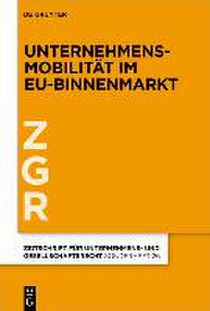 Unternehmensmobilität im EU-Binnenmarkt de Alfred Bergmann