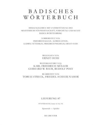 Badisches Wörterbuch V/87