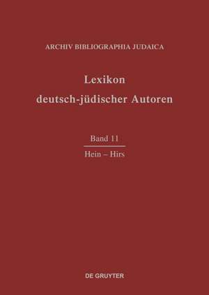 Hein-Hirs de Archiv Bibliographia Judaica e.V.
