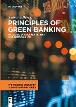 Principles of Green Banking de Suborna Barua