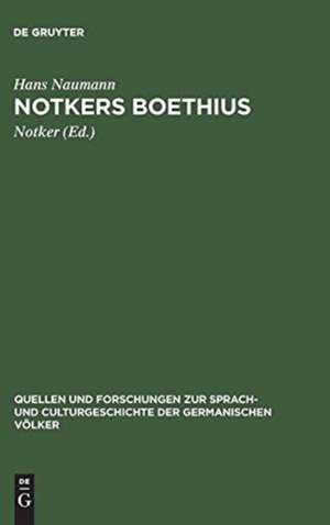 Notkers Boethius de Hans Naumann