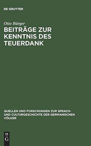 Beiträge zur Kenntnis des Teuerdank de Otto Bürger