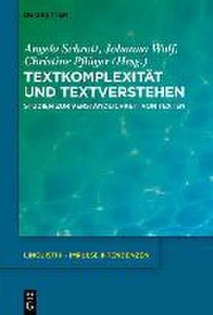 Textkomplexität und Textverstehen de Angela Schrott