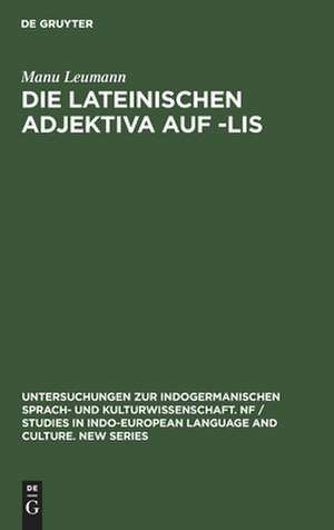 Die lateinischen Adjektiva auf -lis de Manu Leumann