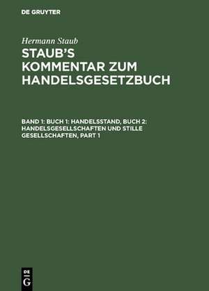 Handelsstand: 1 de Hermann Staub