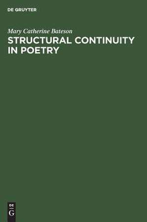 Structural continuity in poetry: a linguistic study of five Pre-Islamic Arabic Odes de Mary Catherine Bateson