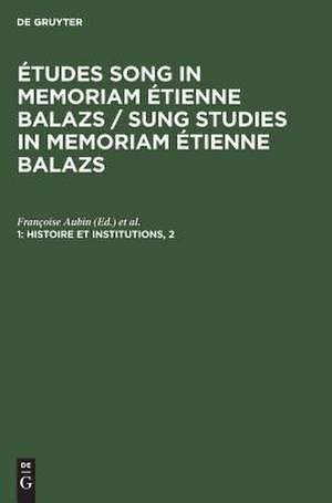 Études Song in memoriam Étienne Balazs: 2 de Françoise Aubin