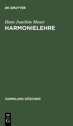 Harmonielehre de Hans Joachim Moser