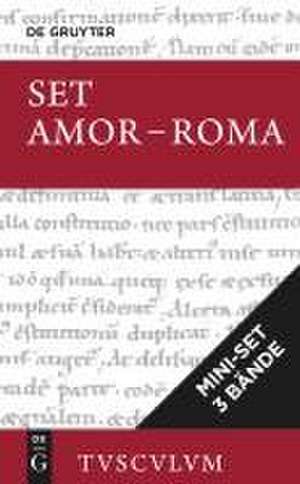 [Mini-Set AMOR - ROMA: Liebe und Erotik im alten Rom, Tusculum] 3 Bände de Ovid