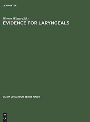 Evidence for laryngeals de Werner Winter