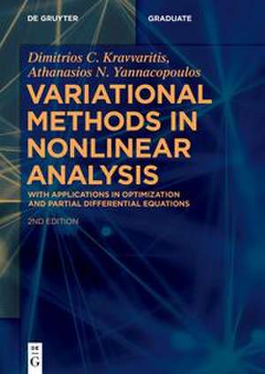 Variational Methods in Nonlinear Analysis de Dimitrios C. Kravvaritis