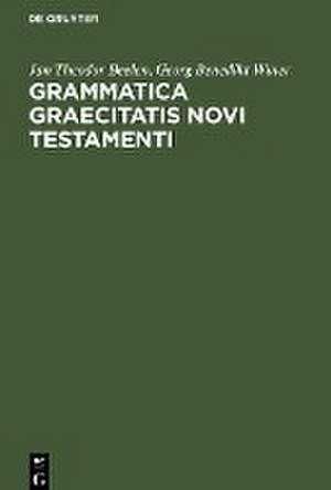 Grammatica graecitatis Novi Testamenti de Georg Benedikt Winer