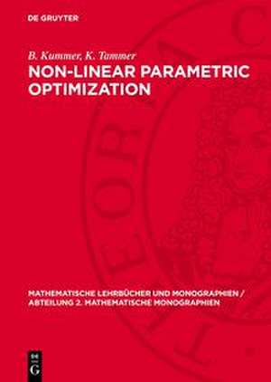 Non-Linear Parametric Optimization de B. Bank