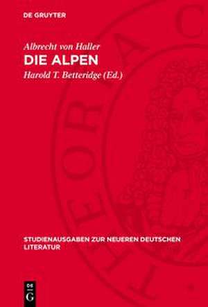 Die Alpen de Albrecht Von Haller