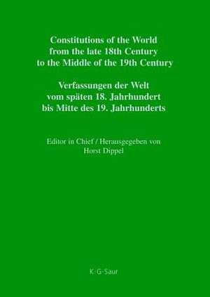 Constitutional Documents of Belgium, Luxembourg and the Netherlands 1789–1848 / Documents constitutionnels de la Belgique, du Luxembourg et des Pays-Bas 1789–1848 / Constitutionele Documenten van België, Luxemburg en Nederland 1789–1848 / Verfassungsdokumente Belgiens, Luxemburgs und der Niederlande 1789–1848 de Fred Stevens