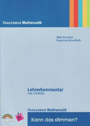 Fragenbox Mathematik. Kartei inkl. Lehrerkommentar + CD de Silke Ruwisch