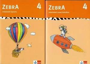 Zebra 4. Arbeitsheft Sprache, Arbeitsheft Lesen und Schreiben. 4. Schuljahr