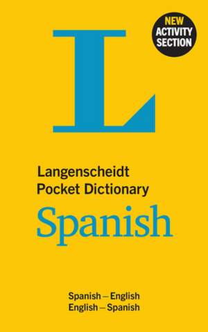 Langenscheidt Pocket Dictionary Spanish de Redaktion Langenscheidt