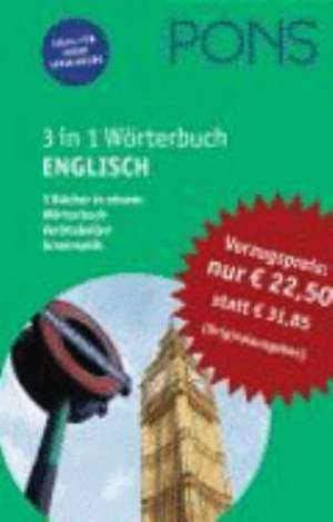 PONS 3 in 1 Wörterbuch Englisch