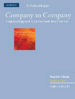 Company to Company - Intermediate. Student's Book de Andrew Littlejohn