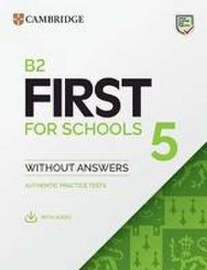 First for Schools 5. Student's Book without Answers with downloadable audio