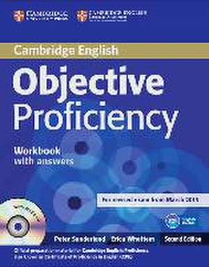 Objective Proficiency. Workbook without answers with Audio CD de Peter Sunderland