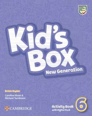 Kid's Box New Generation. Level 6. Activity Book with Digital Pack de Caroline Nixon