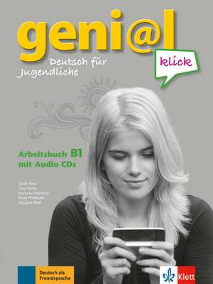 geni@l klick B1. Arbeitsbuch mit 2 Audio-CDs de Sarah Fleer