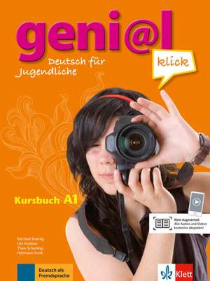 geni@l klick A1 - Kursbuch mit 2 Audio-Download de Hermann Funk