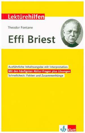 Lektürehilfen Theodor Fontane "Effi Briest"