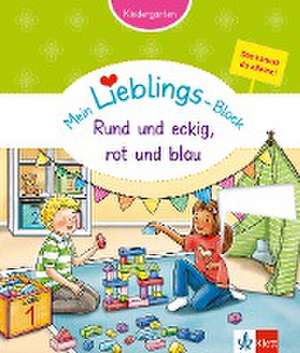 Mein Lieblings-Block Rund und eckig, rot und blau