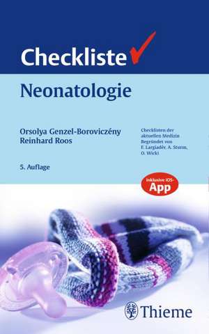 Checkliste Neonatologie de Orsolya Genzel-Boroviczény