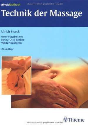 Technik der Massage de Ulrich Storck