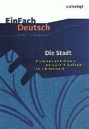 Die Stadt: Erfahrungen und Reflexionen vom späten 19. Jahrhundert bis in die Gegenwart. EinFach Deutsch Unterrichtsmodelle de Barbara Schubert-Felmy