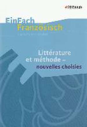 Littérature et méthode - nouvelles choisies de Rainer Haberkern